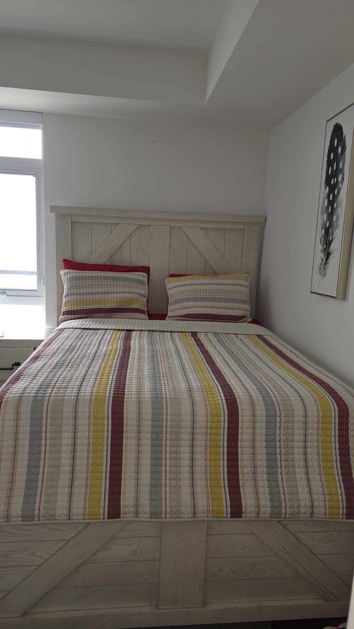 Freshly cleaned Airbnb bedroom ready for guests